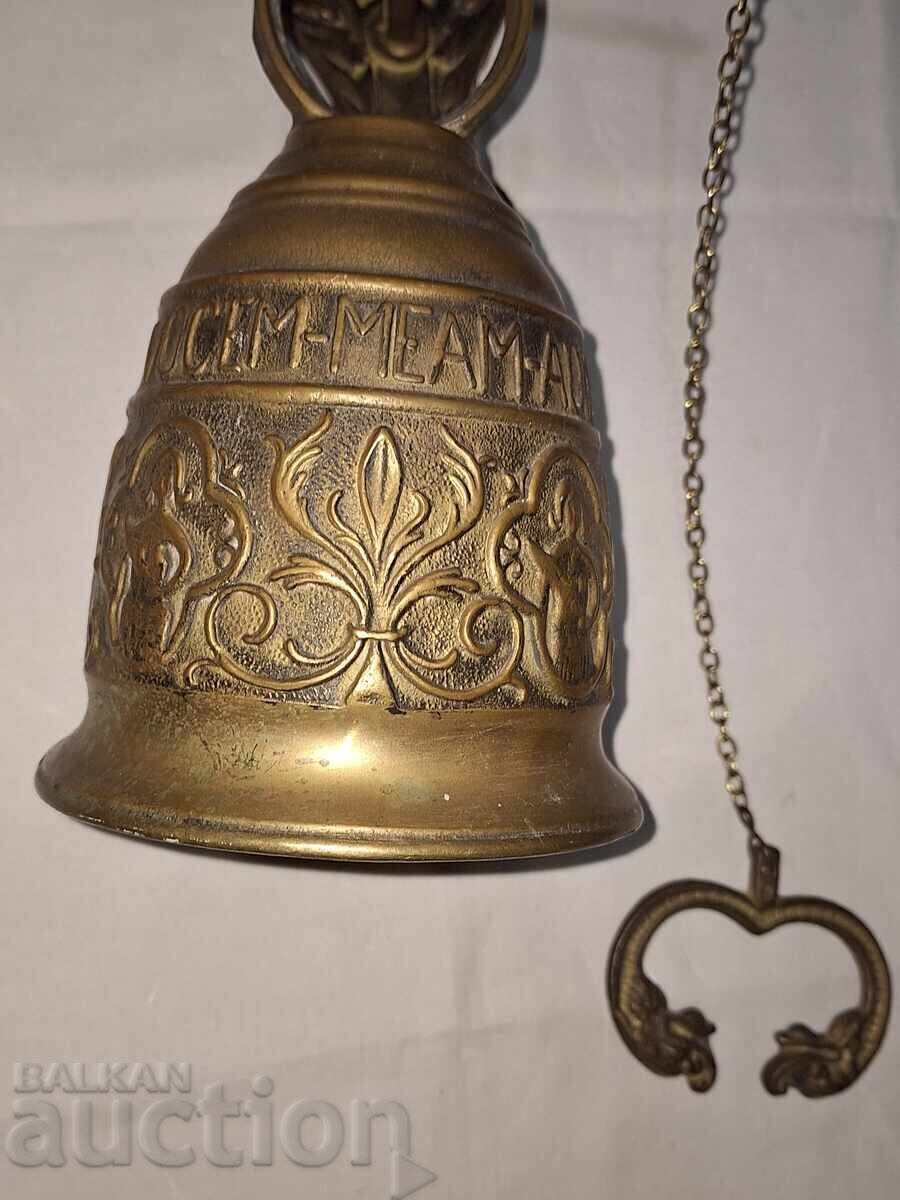 Παλιό μεγάλο χάλκινο κουδούνι πόρτας - 5 Παλιό μεγάλο χάλκινο κουδούνι πόρτας - 5