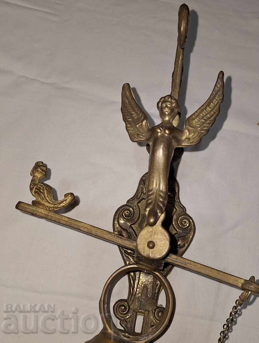 Παλιό μεγάλο χάλκινο κουδούνι πόρτας - 7 Παλιό μεγάλο χάλκινο κουδούνι πόρτας - 7