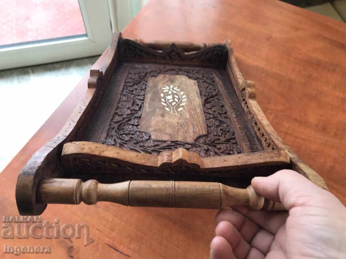 ПОДНОС ТАБЛА ЗА СЕРВИРАНЕ ДЪРВО НАСИТЕНА ДЪРВОРЕЗБА - 6 ПОДНОС ТАБЛА ЗА СЕРВИРАНЕ ДЪРВО НАСИТЕНА ДЪРВОРЕЗБА - 6