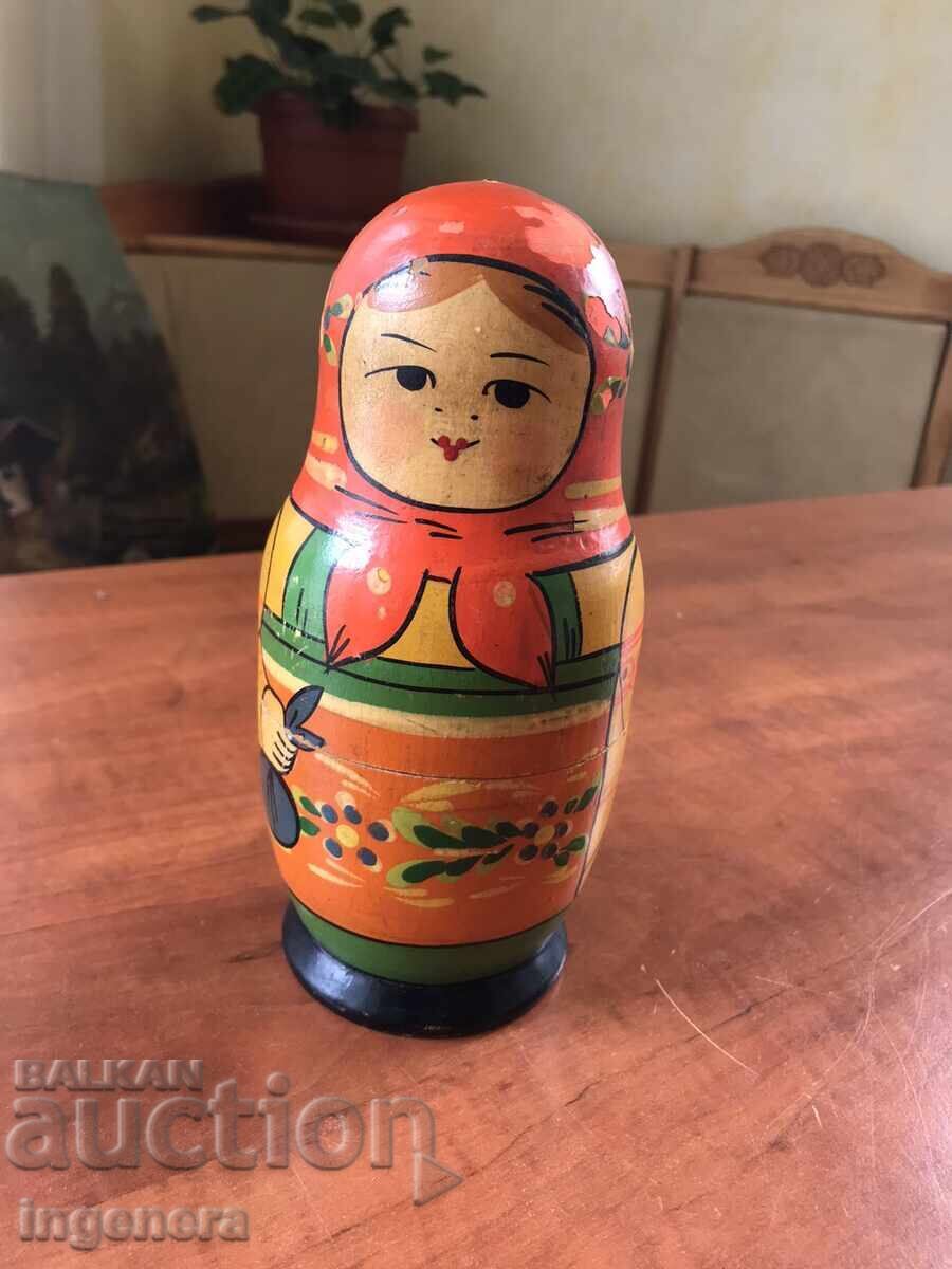 MATRYOSHKA DOLL SET WOODEN DOLL VINTAGE with price 90.00 BGN | € 46.02
