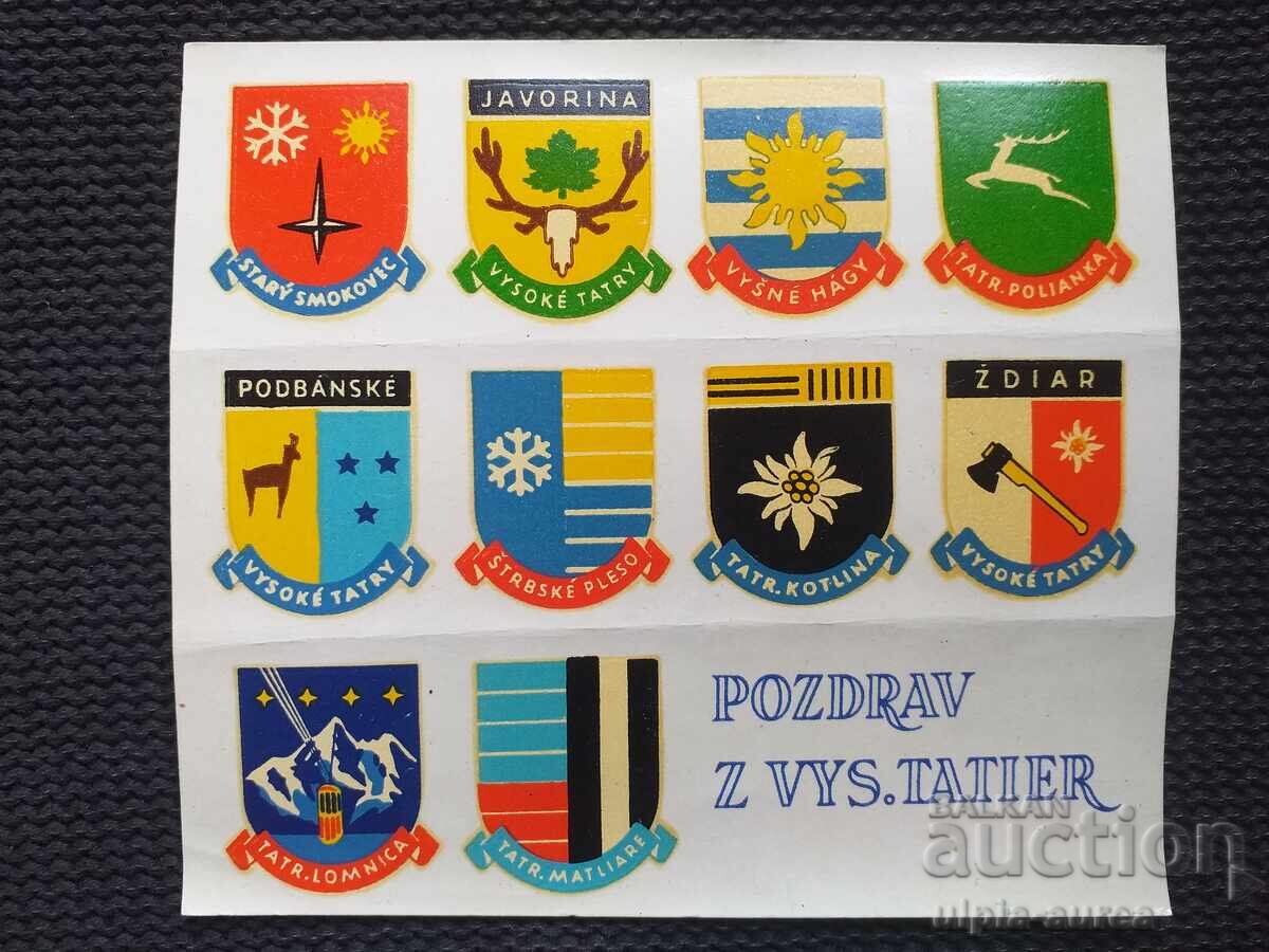 Social stickers Czechoslovakia