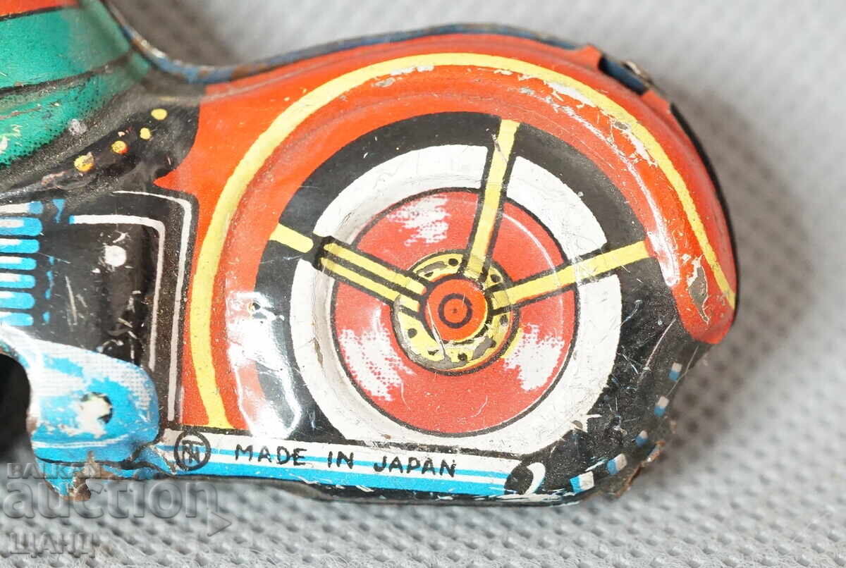 Old Japanese metal toy model motorbike biker with price 10.00 BGN | € 5.11