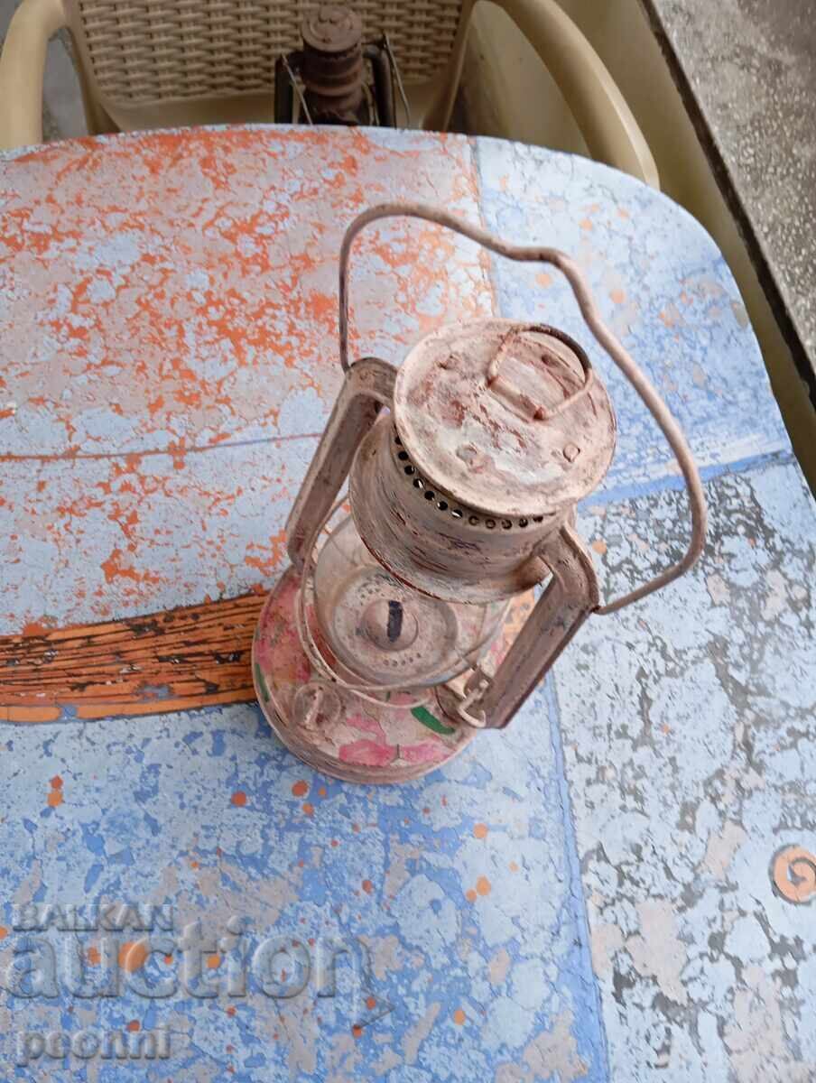 Old lantern, hand painted with price 12.00 BGN | € 6.14 Old lantern, hand painted with price 12.00 BGN | € 6.14