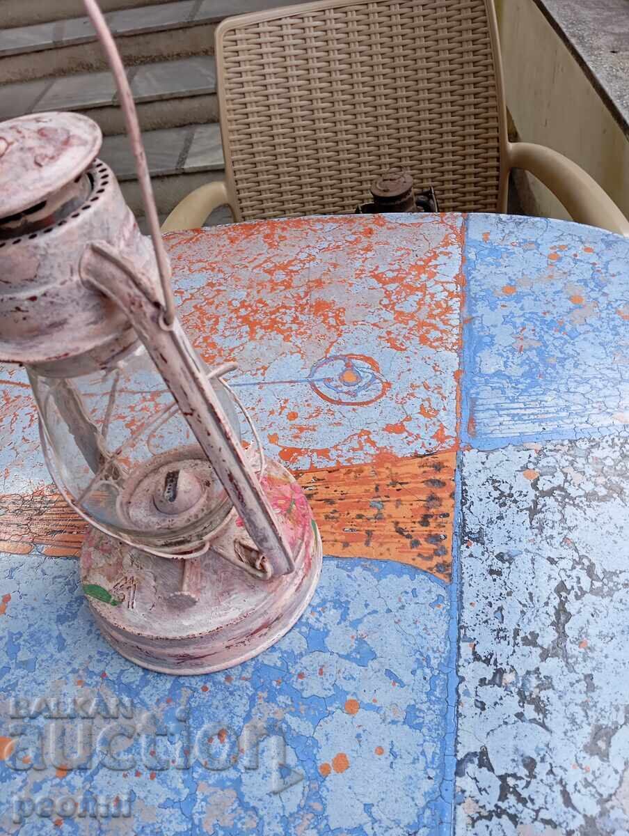 Old lantern, hand painted - 5 Old lantern, hand painted - 5