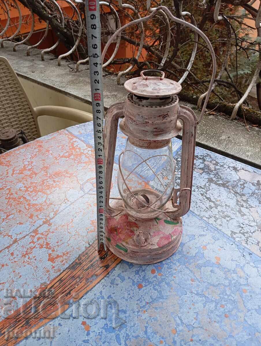 Old lantern, hand painted Old lantern, hand painted