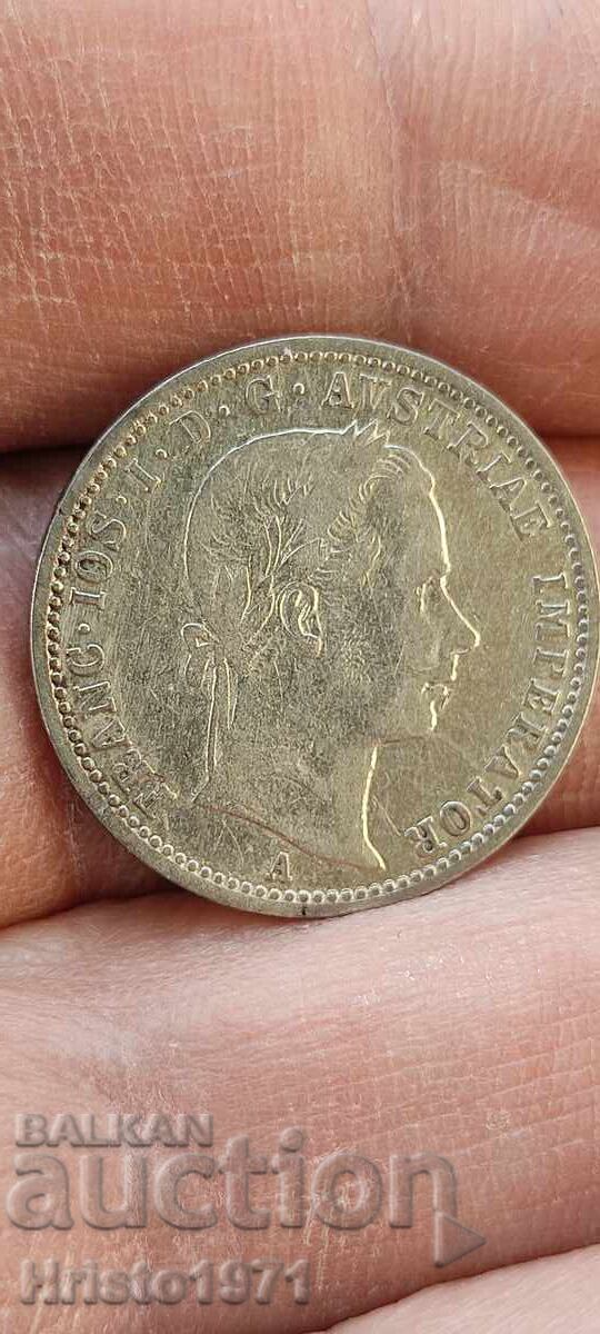 1/4 Florin 1858