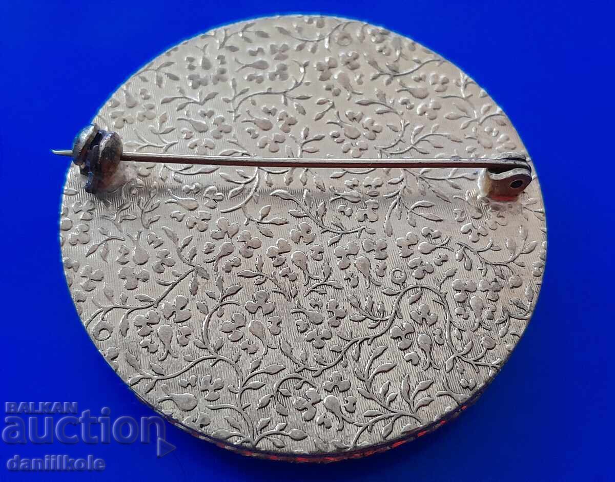 *$*Y*$* STUNNING PORCELAIN BROOCH - FLORAL MOTIF*$*Y*$* - 5 *$*Y*$* STUNNING PORCELAIN BROOCH - FLORAL MOTIF*$*Y*$* - 5