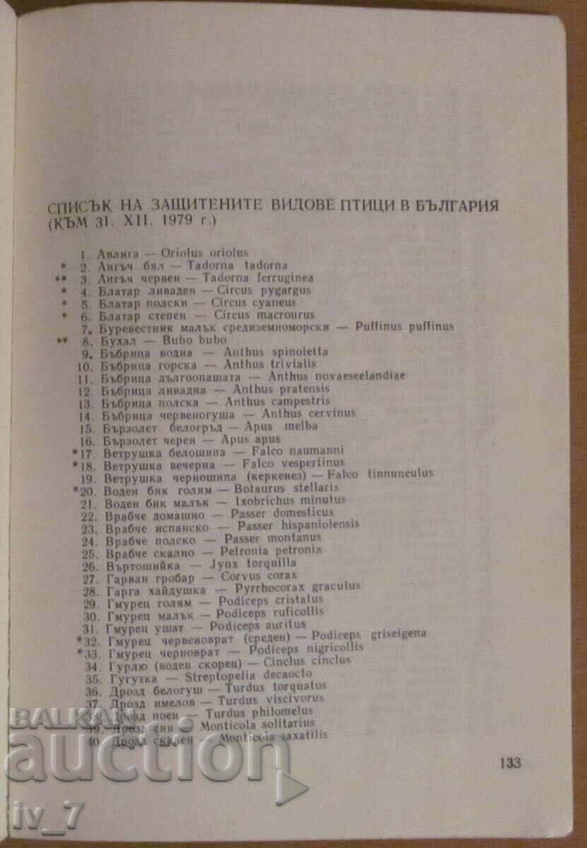 Auction Protected birds in Bulgaria - Tanyu Michev, Nikola Raykov Auction Protected birds in Bulgaria - Tanyu Michev, Nikola Raykov