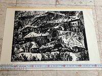 Offer price, old lithograph, Trendafil Trendafilov