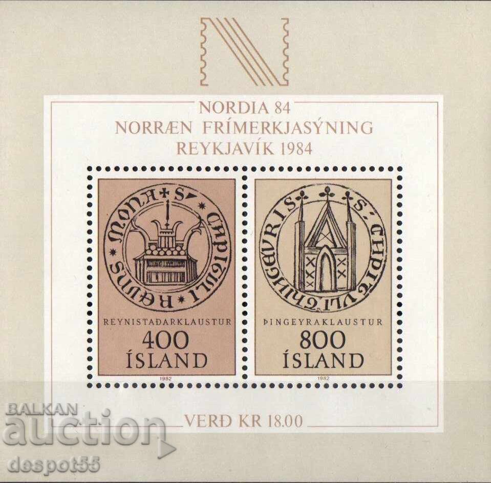 1982. Iceland. Postal Exhibition NORDIA '84. Block. 1982. Iceland. Postal Exhibition NORDIA '84. Block.