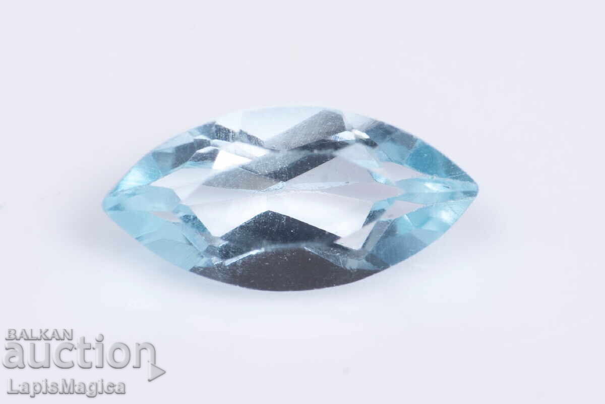 Blue Topaz 0.65ct 8x4mm VS Marquise Cut #1 Blue Topaz 0.65ct 8x4mm VS Marquise Cut #1