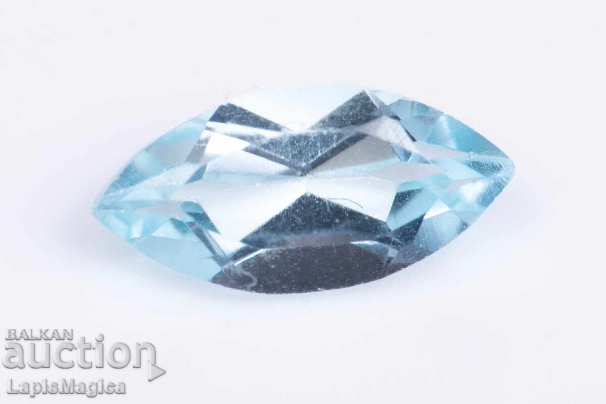 Blue Topaz 0.62ct 8x4mm VS Marquise Cut #2 Blue Topaz 0.62ct 8x4mm VS Marquise Cut #2