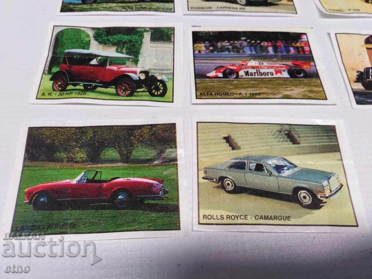 Delivery of 8 pcs. OLD CHEWING GUM PICTURES Delivery of 8 pcs. OLD CHEWING GUM PICTURES