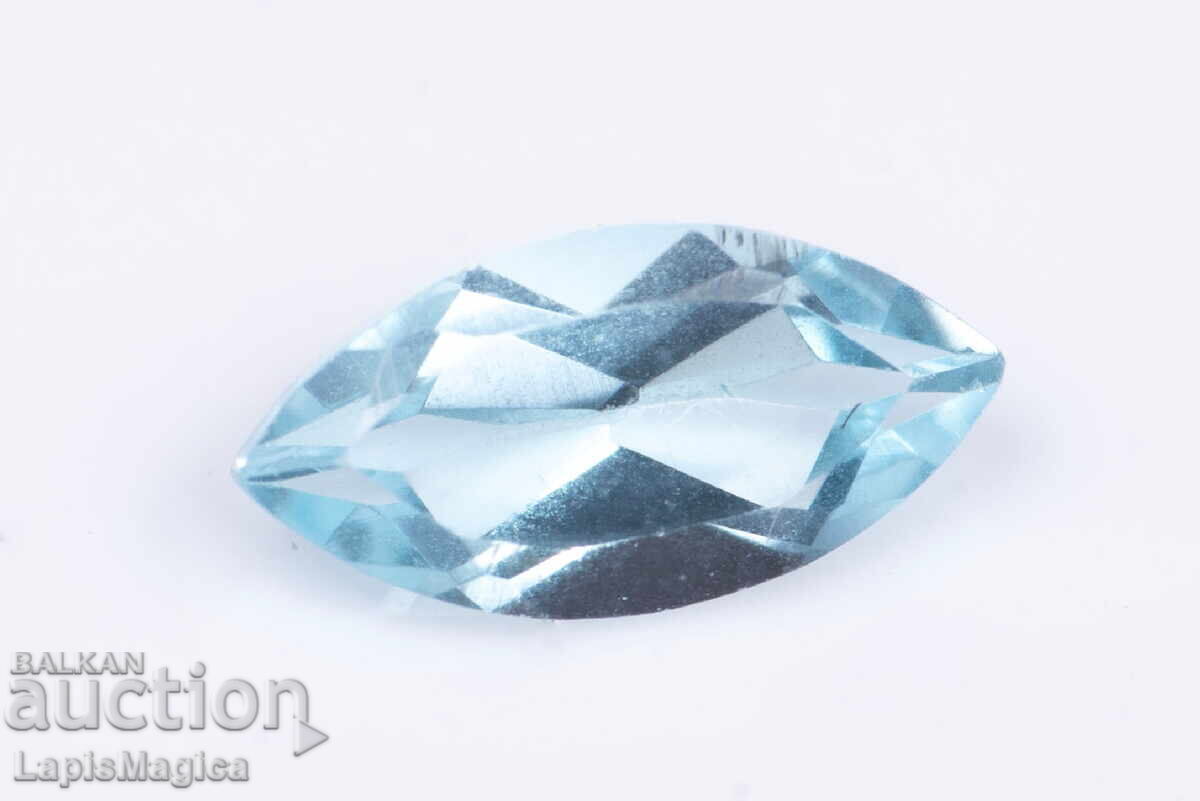 Blue Topaz 0.64ct 8x4mm VS Marquise Cut #5 Blue Topaz 0.64ct 8x4mm VS Marquise Cut #5