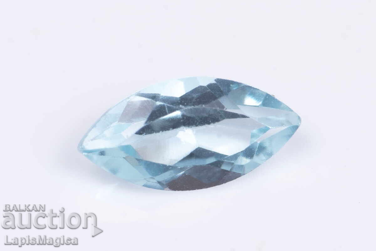 Blue Topaz 0.63ct 8x4mm VS Marquise Cut #7