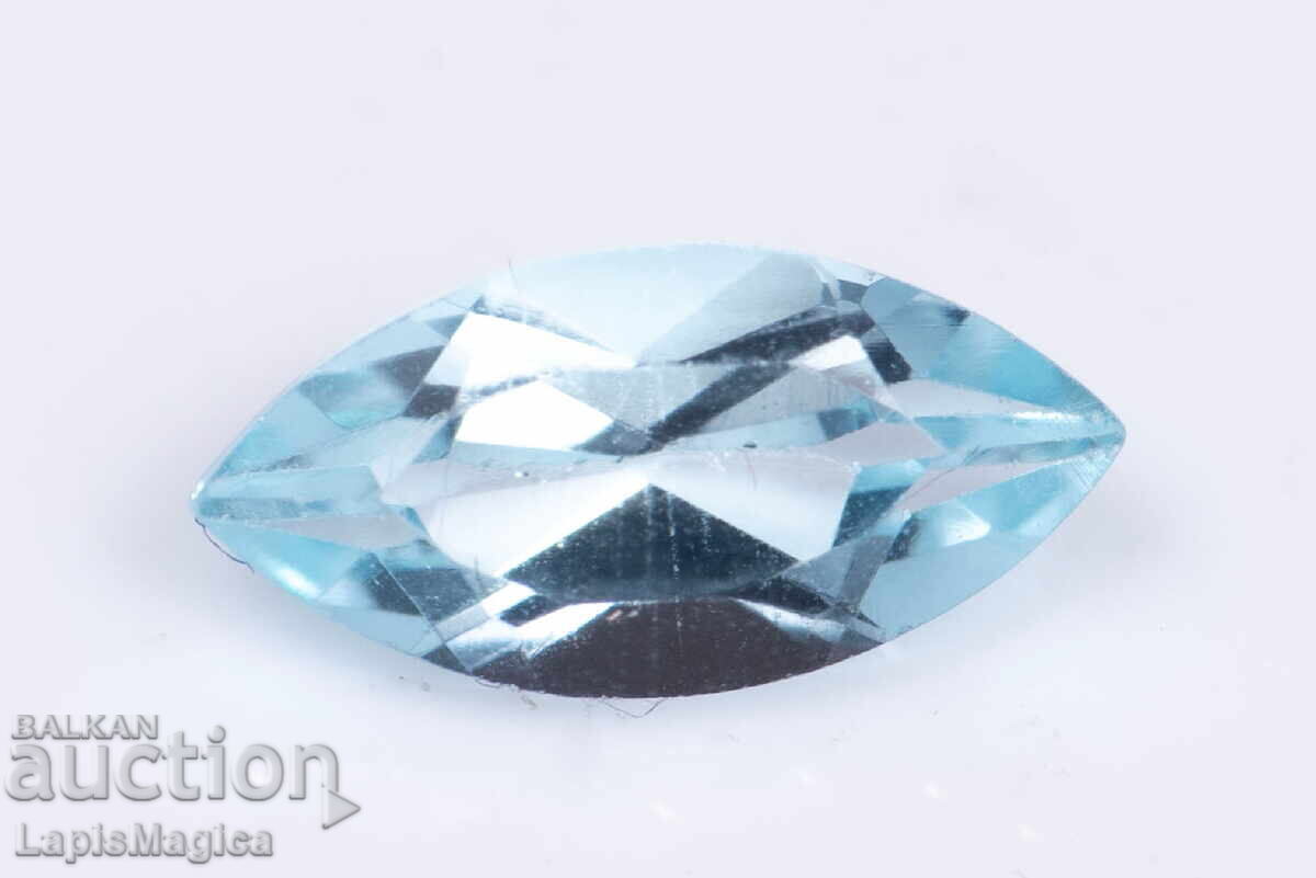 Blue Topaz 0.68ct 8x4mm VS Marquise Cut #9 Blue Topaz 0.68ct 8x4mm VS Marquise Cut #9