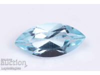 Topaz albastru 0,68ct 8x4mm VS tăietură marchise #9