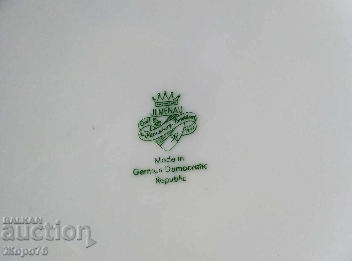 JLMENAU Graf Von Henneberg Porzellan 1777 PORCELAIN SOUP BOWL with price 40.00 BGN | € 20.45 JLMENAU Graf Von Henneberg Porzellan 1777 PORCELAIN SOUP BOWL with price 40.00 BGN | € 20.45