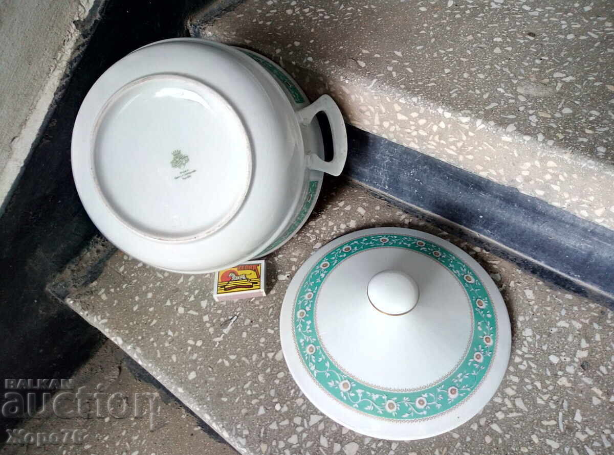 Auction JLMENAU Graf Von Henneberg Porzellan 1777 PORCELAIN SOUP BOWL Auction JLMENAU Graf Von Henneberg Porzellan 1777 PORCELAIN SOUP BOWL