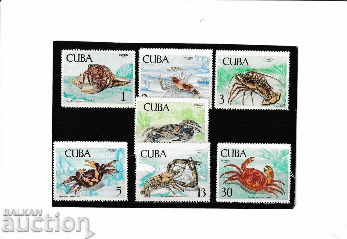 Cuba 1969 - marine fauna - 7 Mar. clean Cuba 1969 - marine fauna - 7 Mar. clean