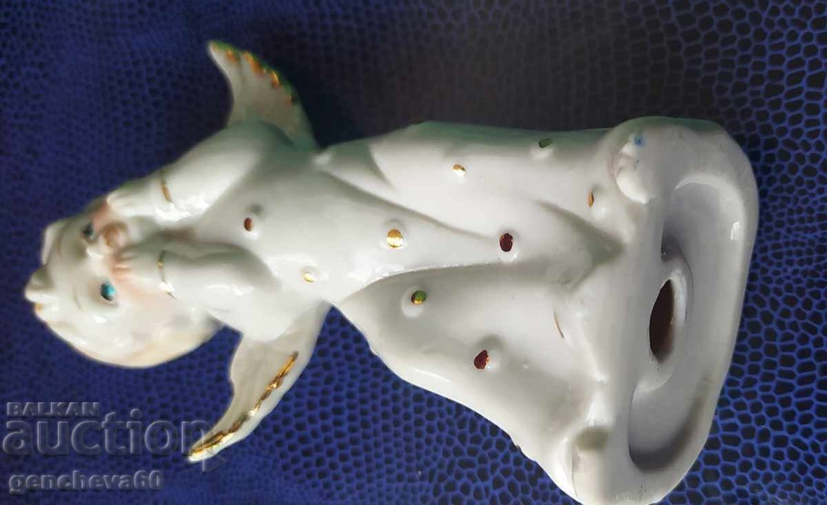 Auction Old porcelain angel Auction Old porcelain angel
