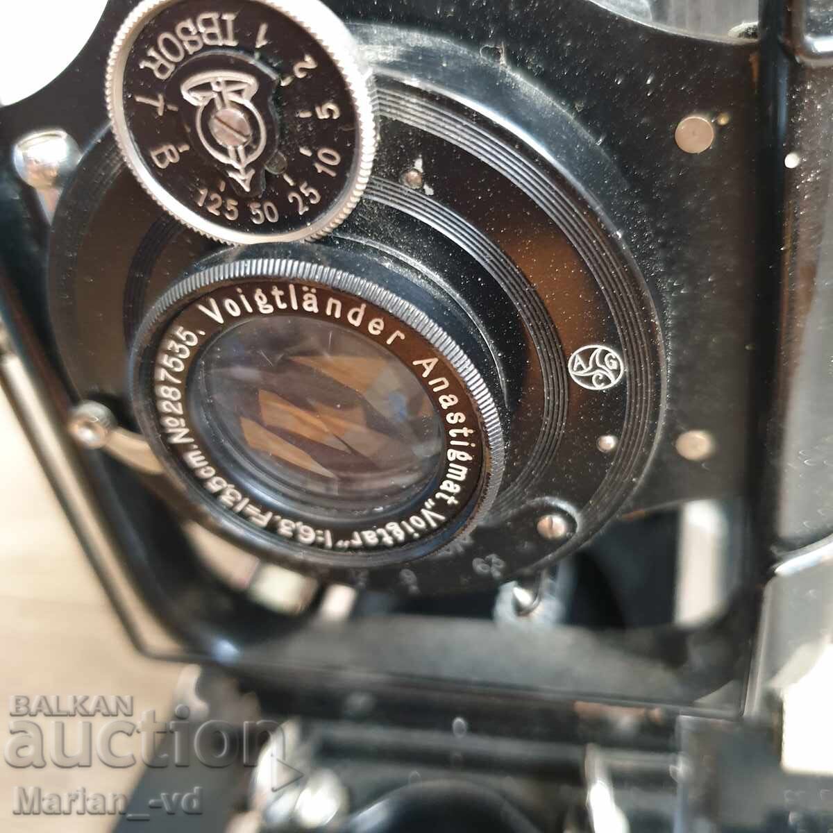 Camera Voigtlander Avus 9x12 Plate 1:6.3 F=13.5cm - 6 Camera Voigtlander Avus 9x12 Plate 1:6.3 F=13.5cm - 6