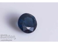 Safir albastru 0,27ct 3,7mm tăietură rotundă încălzită #12