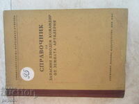 СПРАВОЧНИК ЗА ЗАПАСНИЯ КВ ОТ ЗЕМНА АРТИЛЕРИЯ-1958г.