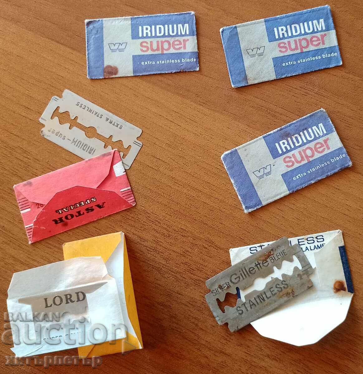 Old razor blades used blade with price 2.66 BGN | € 1.36