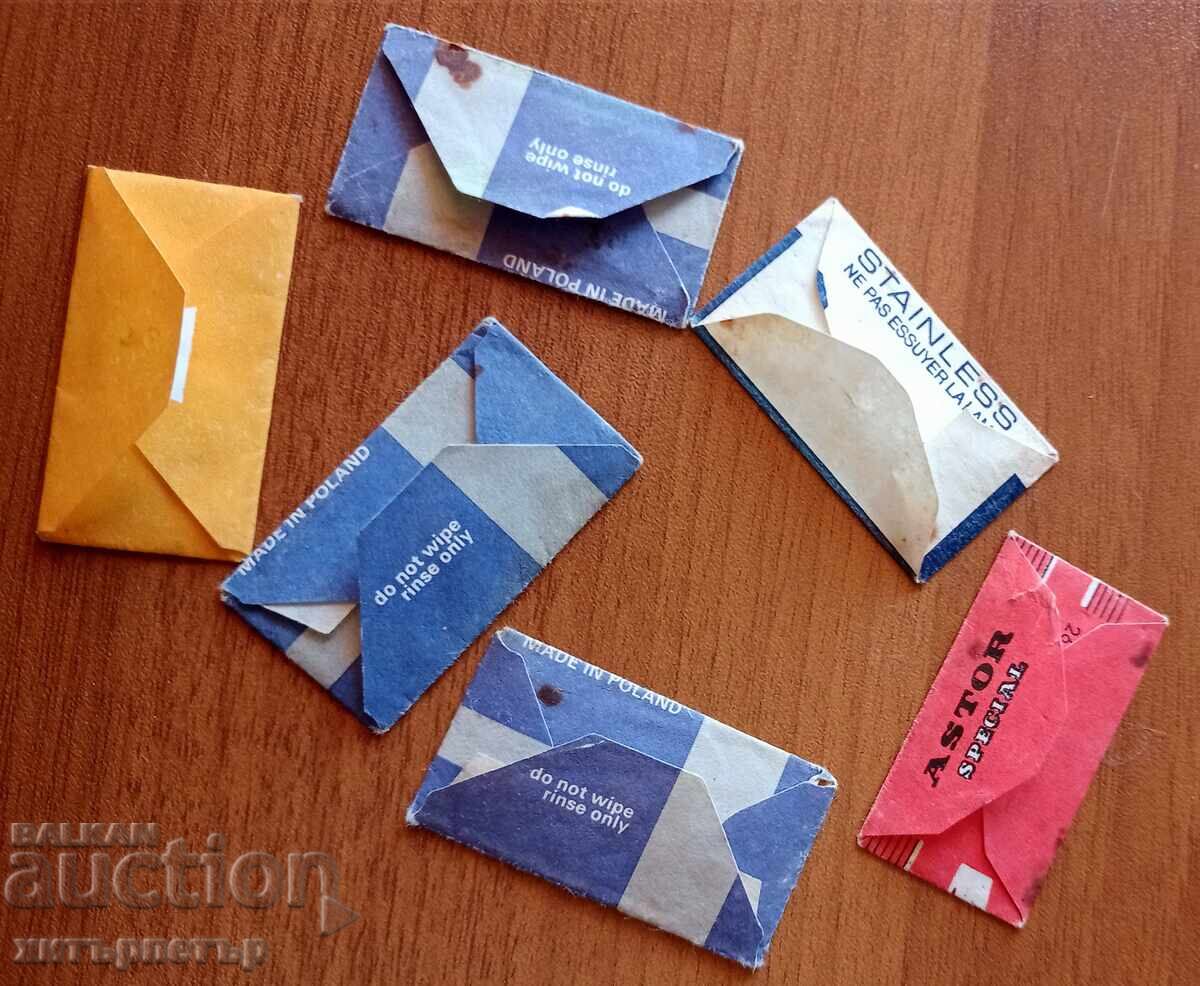 Auction  Old razor blades used blade