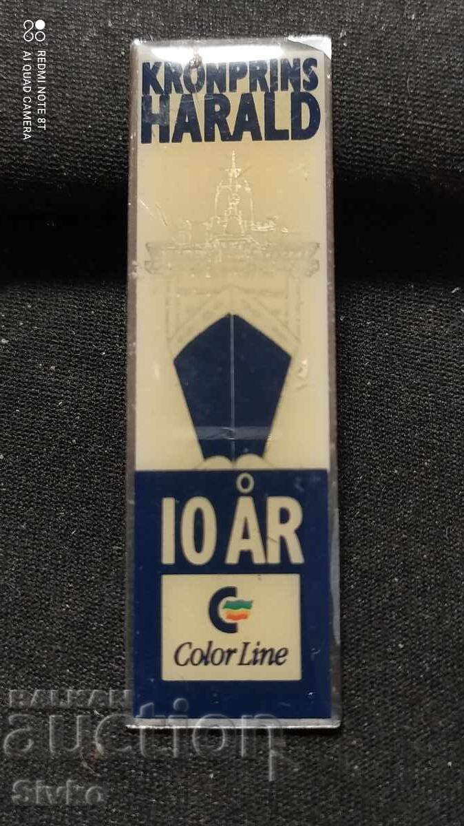 Kronprins Harald Badge - Color Line Kronprins Harald Badge - Color Line