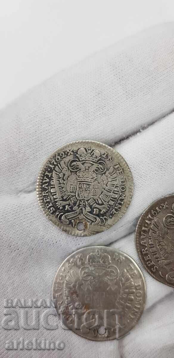 Δημοπρασία 3 τεμ. πολλά ασημένια νομίσματα, νόμισμα της Αυστρίας - διάτρητο Δημοπρασία 3 τεμ. πολλά ασημένια νομίσματα, νόμισμα της Αυστρίας - διάτρητο