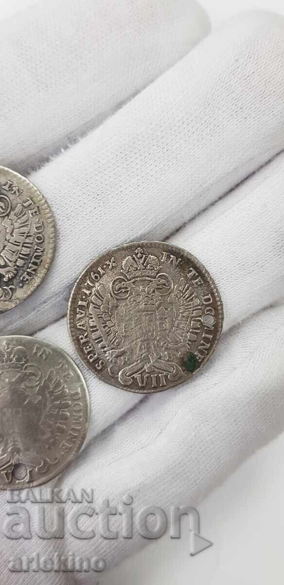 Παράδοση 3 τεμ. πολλά ασημένια νομίσματα, νόμισμα της Αυστρίας - διάτρητο Παράδοση 3 τεμ. πολλά ασημένια νομίσματα, νόμισμα της Αυστρίας - διάτρητο