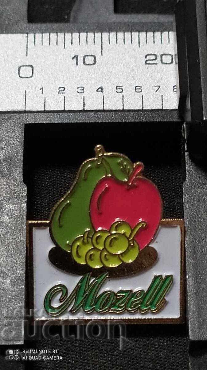 Mozell badge with price 1.99 BGN | € 1.02
