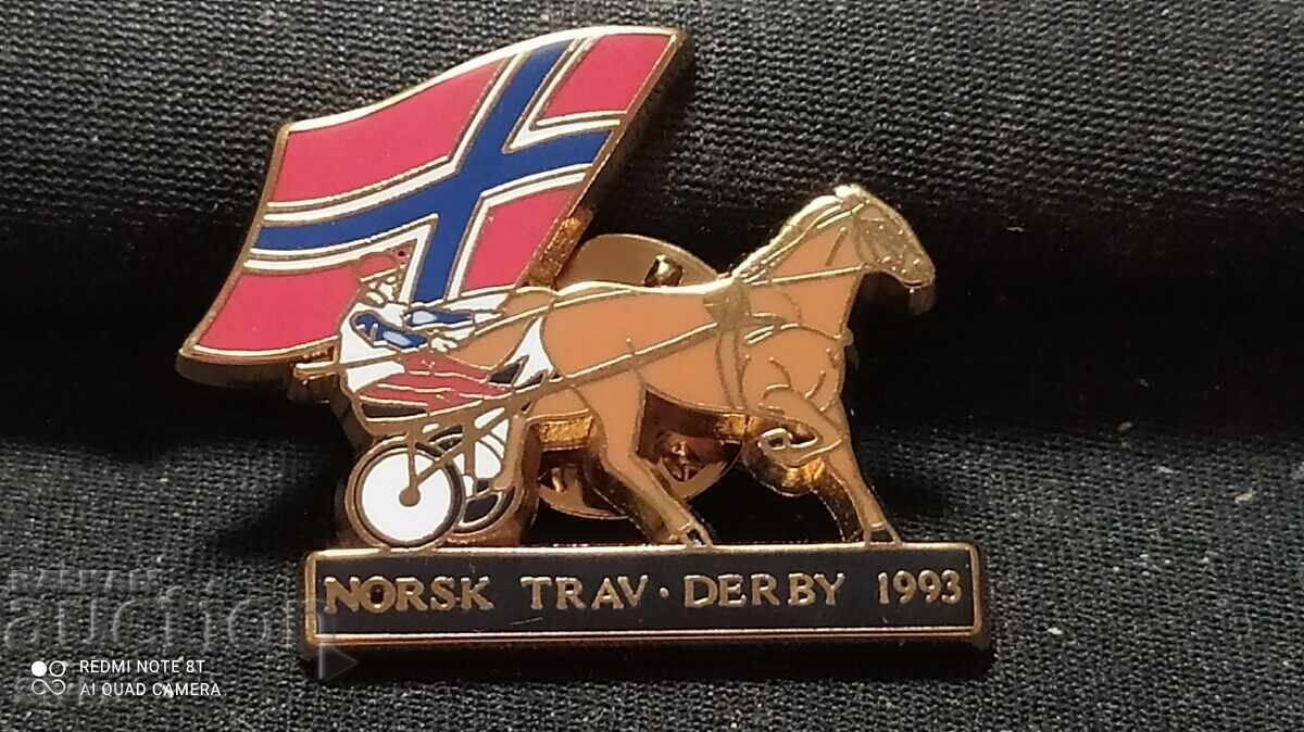 Norsk Trav - Derby 1993 badge