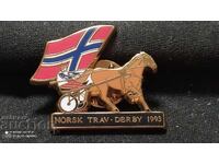 Norsk Trav - Derby 1993 badge