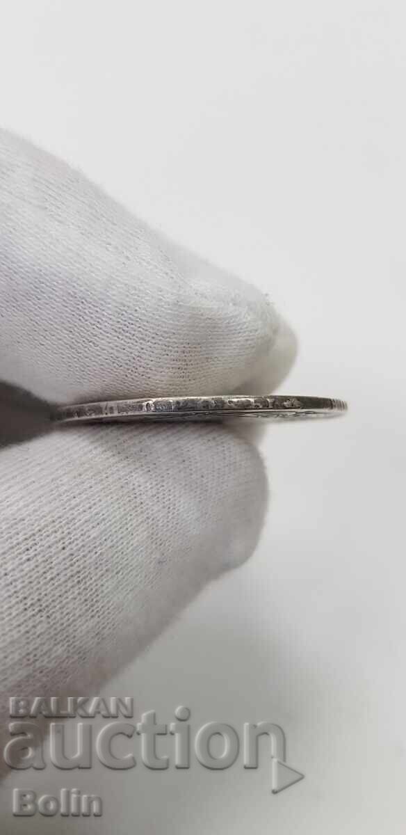 Rare silver coin ruble 1801 Paul I - 5