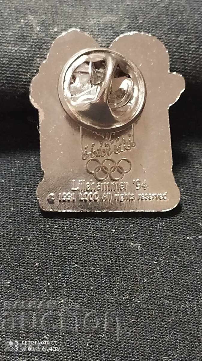 Auction  Olympiad Lillehammer 94 badge