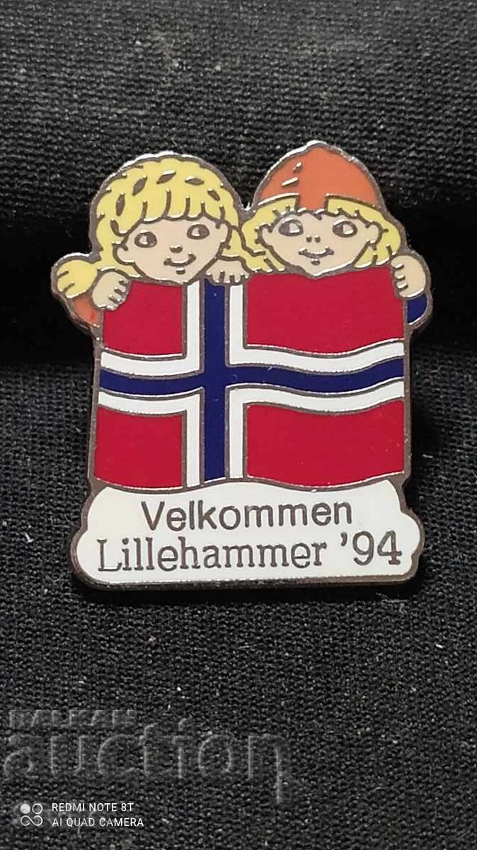 Olympiad Lillehammer 94 badge