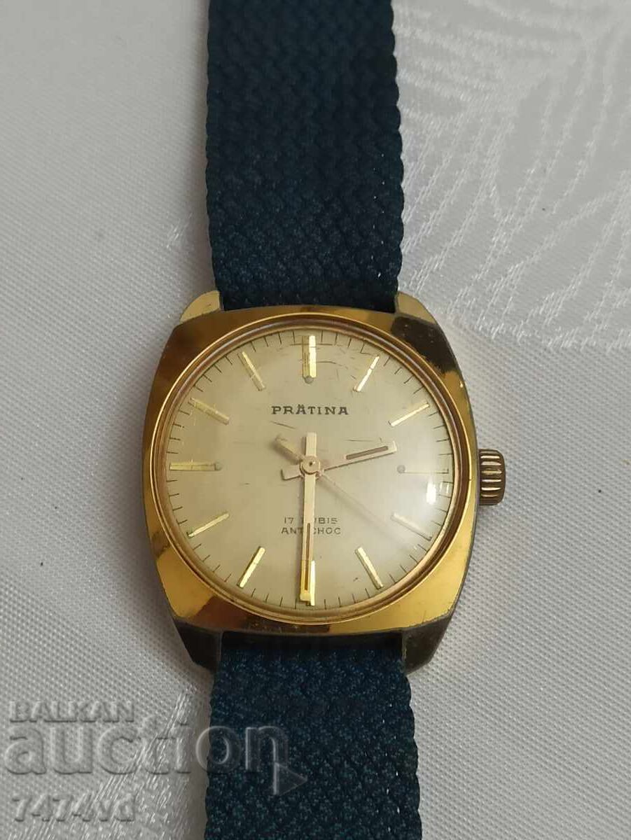 Retro German watch Pratina German 17 jewels