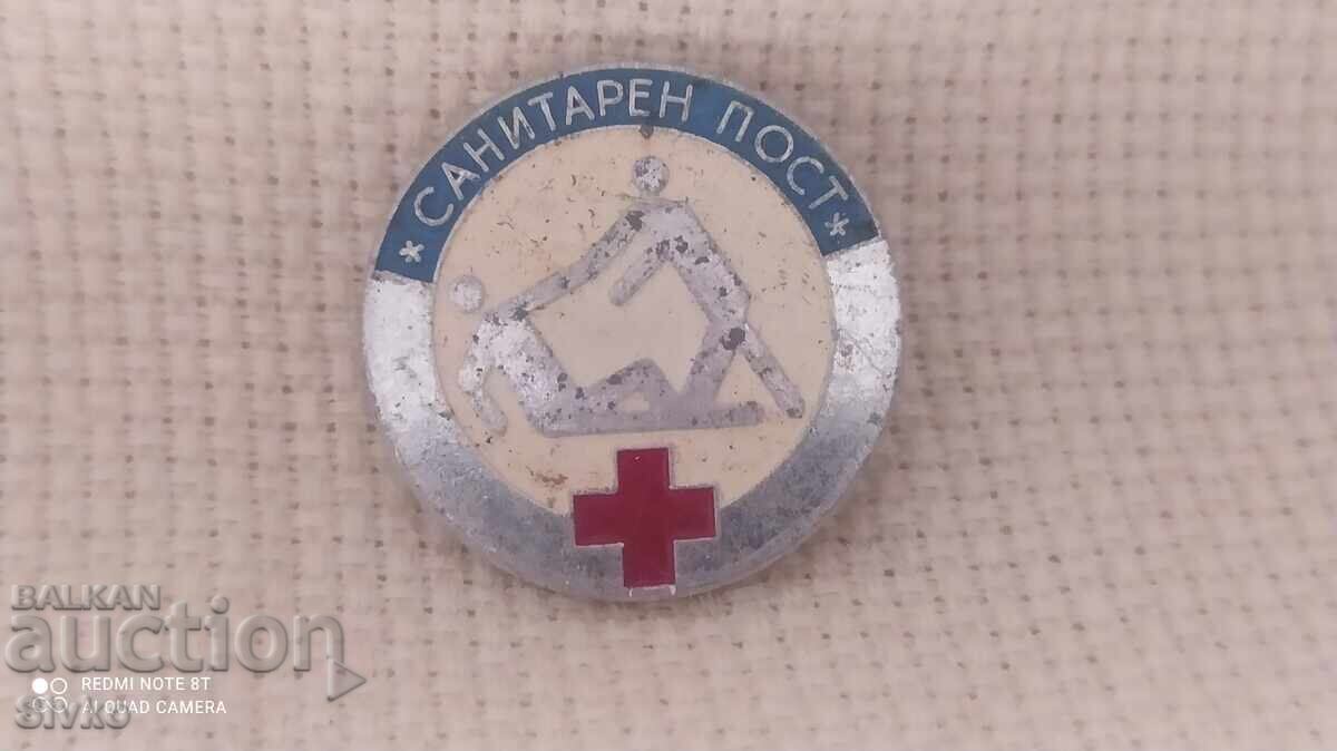 Sanitary Post Badge Sanitary Post Badge