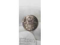 Rare silver coin hryvnia 1747 Elizabeth I