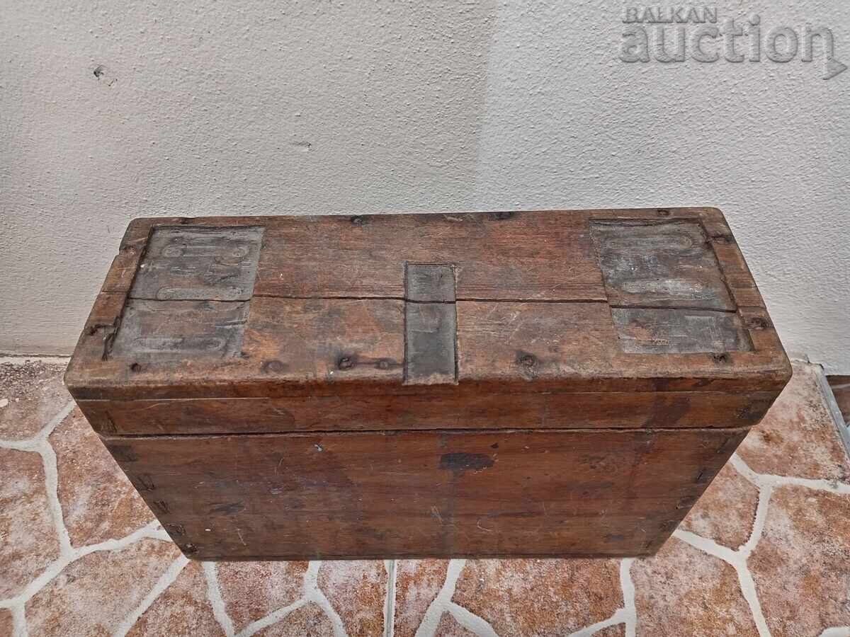 wooden box from an old military field telephone WW1 WWI with price 41.00 BGN | € 20.96
