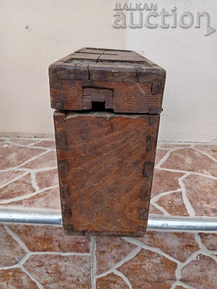 wooden box from an old military field telephone WW1 WWI - 5
