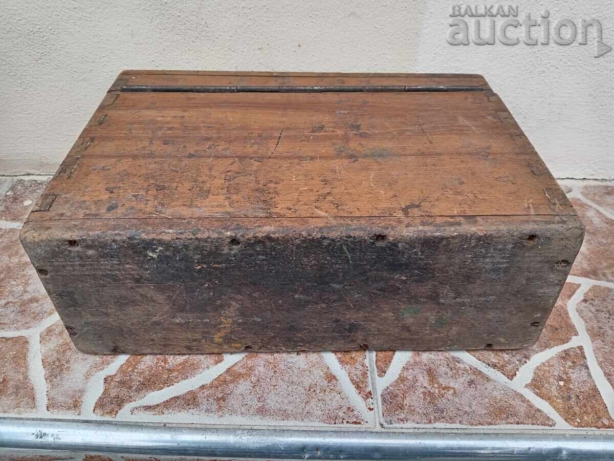 wooden box from an old military field telephone WW1 WWI - 7