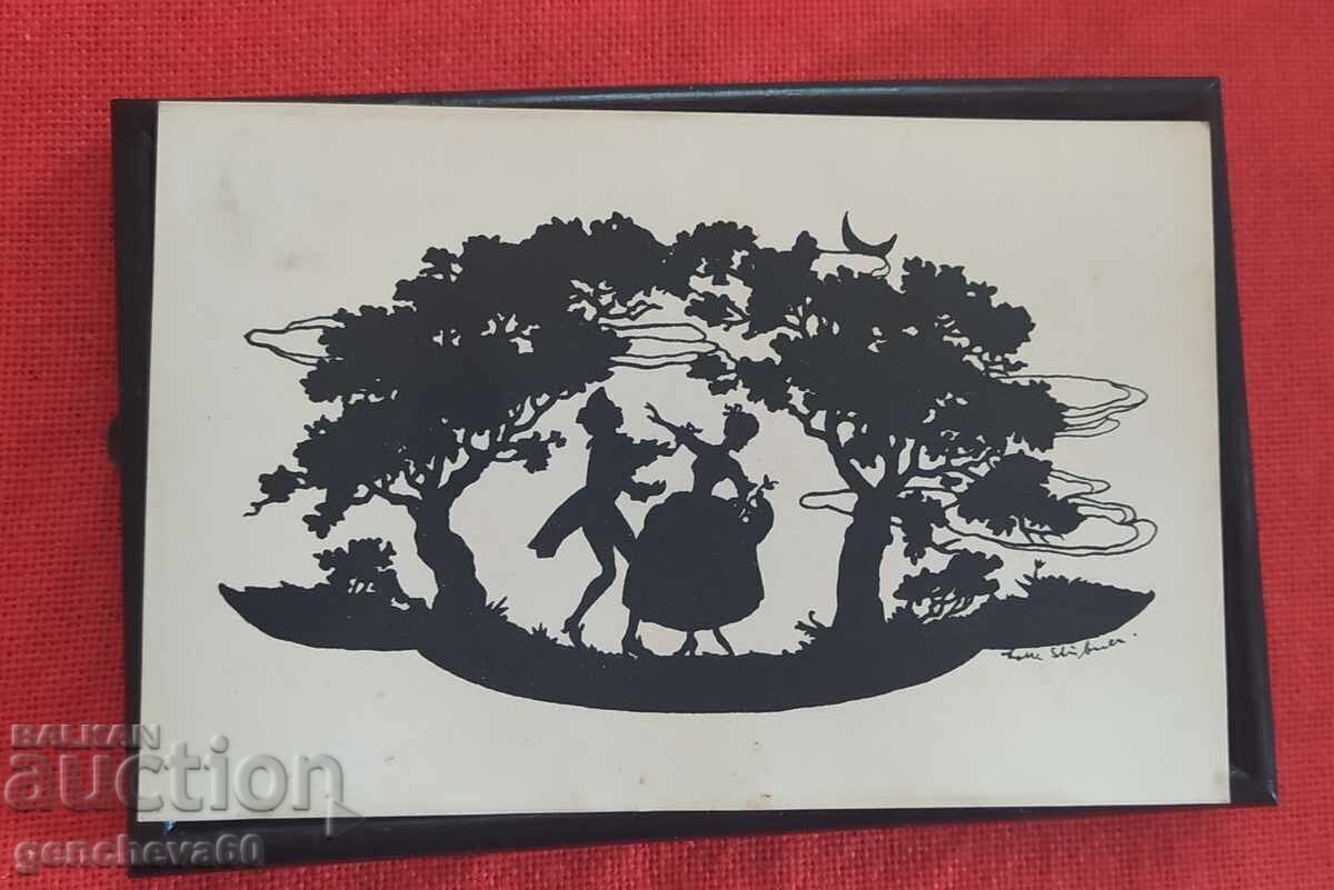 Licitație Carte poștală veche înrămată, litografie Licitație Carte poștală veche înrămată, litografie