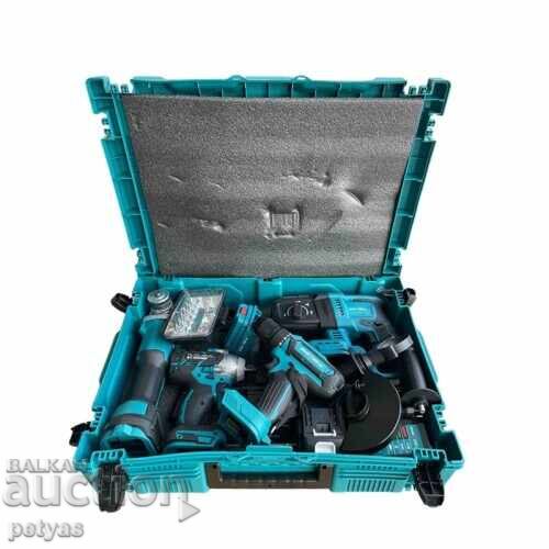 Auction  Set of 5 cordless tools 3 batteries KraftRoyal