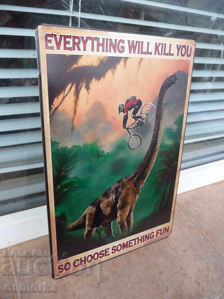 Semn metalic fotbal Orice te poate ucide alege distracție cu preț 18.00 BGN | € 9.20 Semn metalic fotbal Orice te poate ucide alege distracție cu preț 18.00 BGN | € 9.20