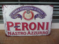 Semn metalic Peroni bere italiană premium nice drink