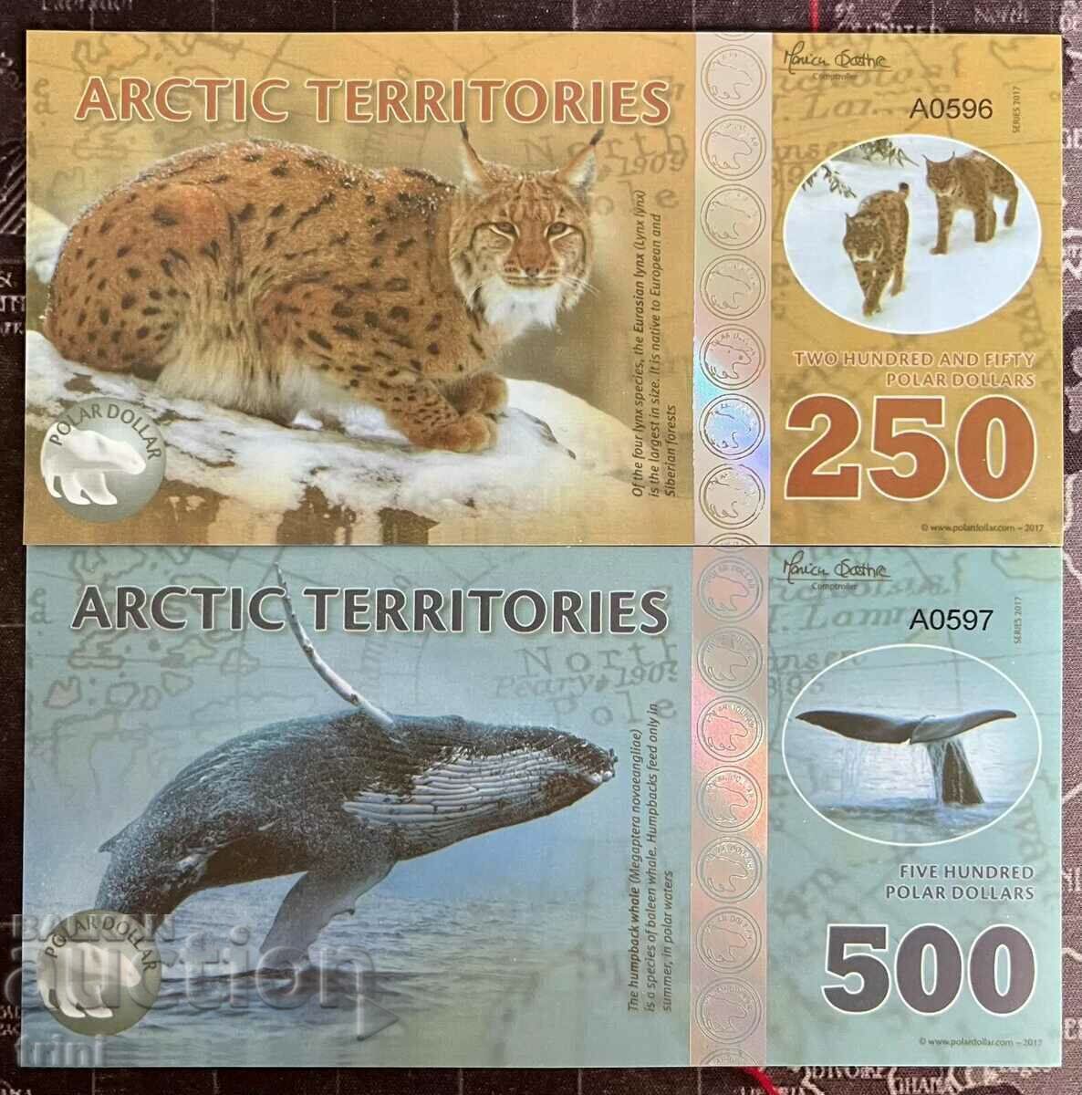Set of 14 fantasy banknotes from the Arctic territories - 7 Set of 14 fantasy banknotes from the Arctic territories - 7